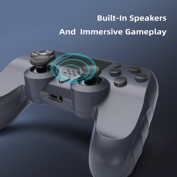 898 Bluetooth 5.0 Wireless Game Controller for PS4 / PC / Android(Grey) - Gamepads by PMC Jewellery | Online Shopping South Africa | PMC Jewellery