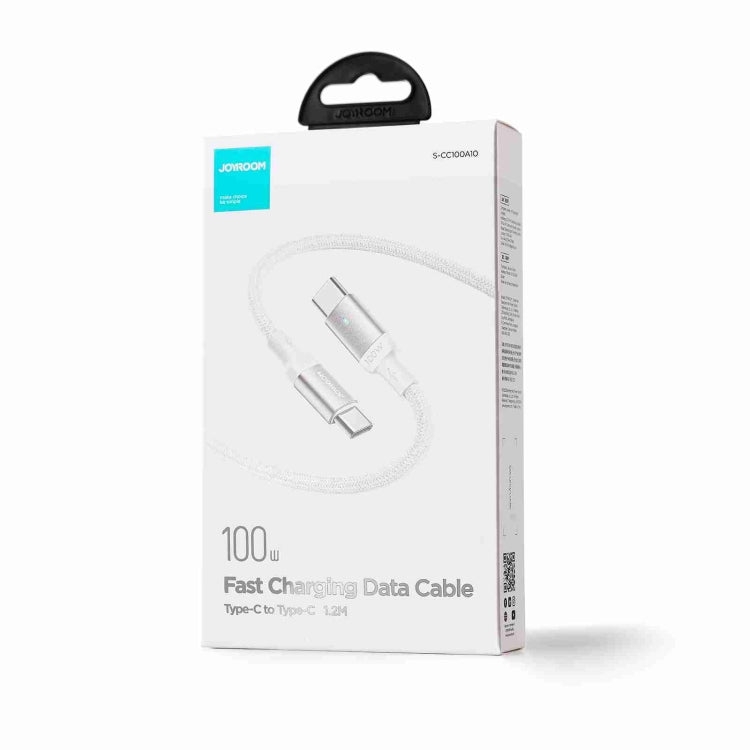 JOYROOM S-CC100A10 Extraordinary Series 100W USB-C / Type-C to USB-C / Type-C Fast Charging Data Cable, Cable Length:1.2m(White) - USB-C & Type-C Cable by JOYROOM | Online Shopping South Africa | PMC Jewellery