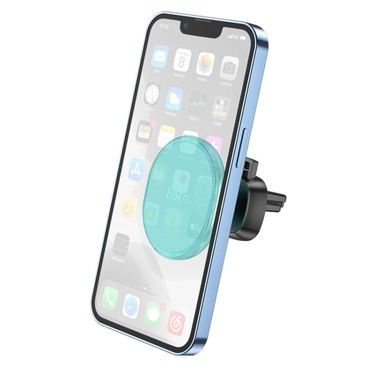 hoco H1 Car Air Outlet Magnetic Phone Holder(Blue) - Car Holders by hoco | Online Shopping South Africa | PMC Jewellery