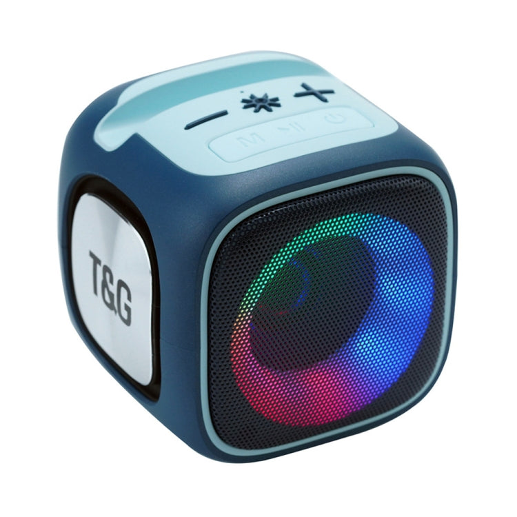 T&G TG359 Portable Outdoor LED Wireless Bluetooth Speaker(Blue) - Mini Speaker by T&G | Online Shopping South Africa | PMC Jewellery