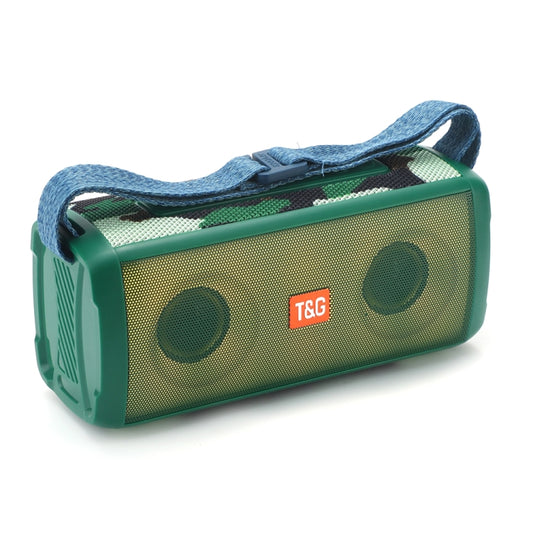T&G TG345 Portable Outdoor Color LED Wireless Bluetooth Speaker(Green) - Desktop Speaker by T&G | Online Shopping South Africa | PMC Jewellery