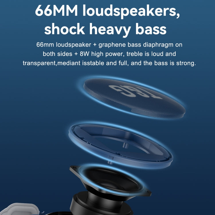 T&G TG376 360 Degree Full Screen LED Light RGB Multicolor Wireless Bluetooth Speaker Subwoofer(Blue) - Desktop Speaker by T&G | Online Shopping South Africa | PMC Jewellery