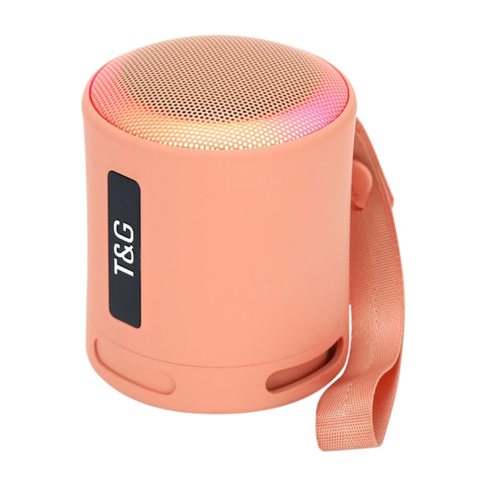 T&G TG373 Outdoor Portable LED Light RGB Multicolor Wireless Bluetooth Speaker Subwoofer(Orange) - Desktop Speaker by T&G | Online Shopping South Africa | PMC Jewellery