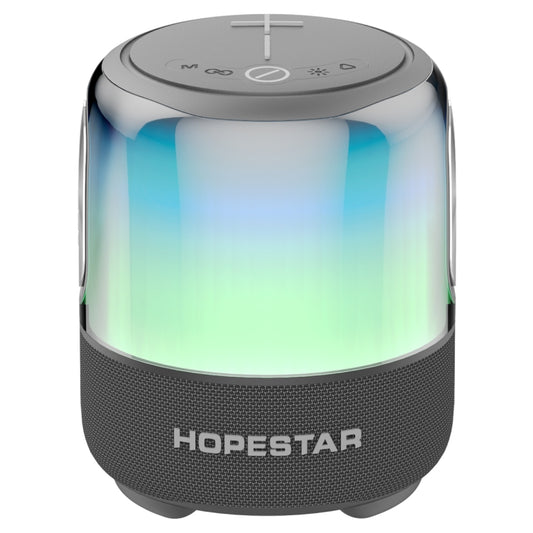 HOPESTAR SC-01 Waterproof LED Light Wireless Bluetooth Speaker(Grey) - Desktop Speaker by HOPESTAR | Online Shopping South Africa | PMC Jewellery