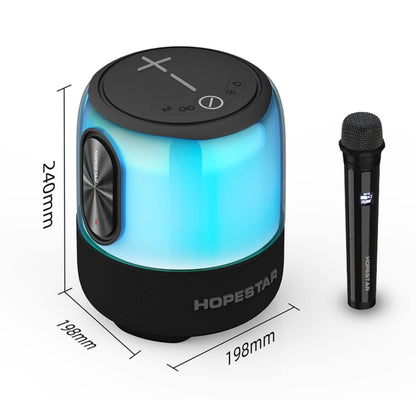 HOPESTAR SC-01 Waterproof LED Light Wireless Bluetooth Speaker(Black) - Desktop Speaker by HOPESTAR | Online Shopping South Africa | PMC Jewellery