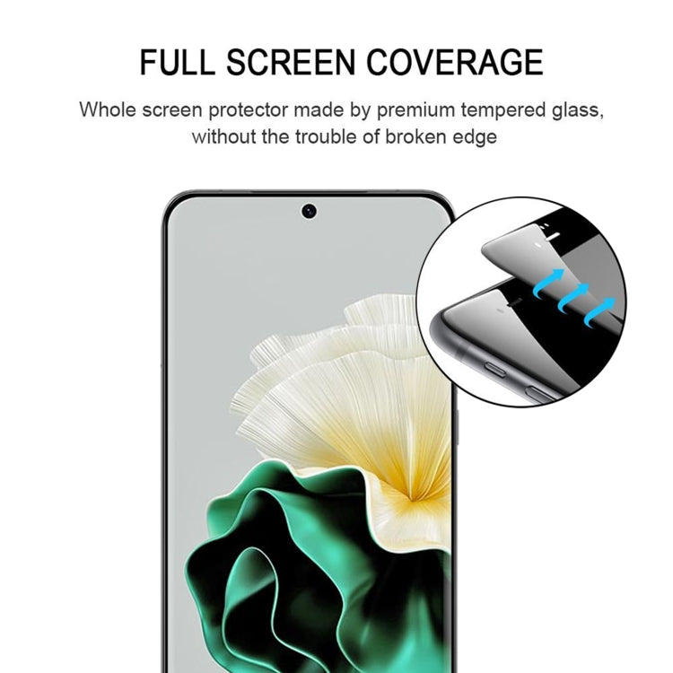 For Huawei P60 / P60 Pro / P60 Art Edge Glue 3D Curved Edge Full Screen Tempered Glass Film - Huawei Tempered Glass by PMC Jewellery | Online Shopping South Africa | PMC Jewellery