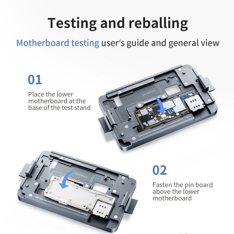Qianli iSocket Motherboard Layered Test Fixture For iPhone 14 Series - Repair Fixture by QIANLI | Online Shopping South Africa | PMC Jewellery