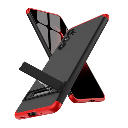 For Samsung Galaxy F54 GKK Three Stage Splicing Full Coverage PC Phone Case(Black Red) - Galaxy Phone Cases by GKK | Online Shopping South Africa | PMC Jewellery