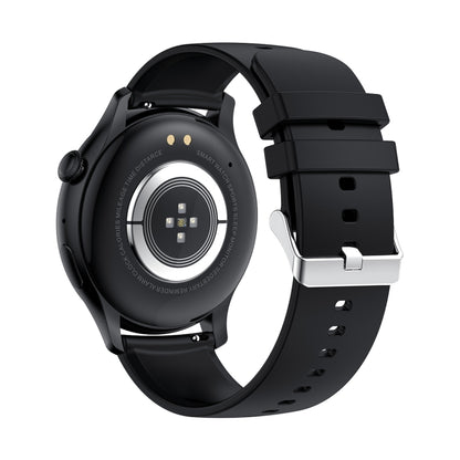 HK85 1.43 inch Smart Silicone Strap Watch Supports Bluetooth Call/Blood Oxygen Monitoring(Black) - Smart Wear by PMC Jewellery | Online Shopping South Africa | PMC Jewellery