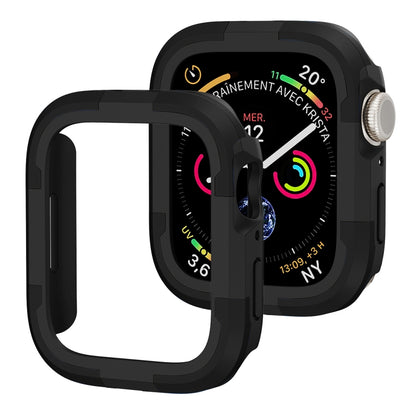 For Apple Watch Ultra 49mm Armor Frame Watch Case(Black) - Smart Wear by PMC Jewellery | Online Shopping South Africa | PMC Jewellery