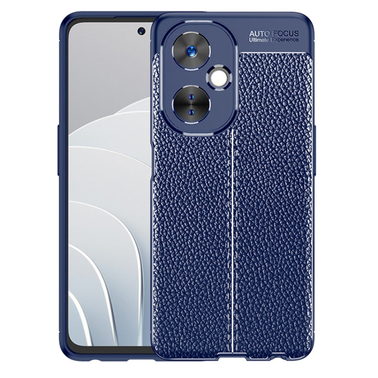 For OnePlus Nord CE 3 Lite Litchi Texture TPU Phone Case(Blue) - OnePlus Cases by PMC Jewellery | Online Shopping South Africa | PMC Jewellery