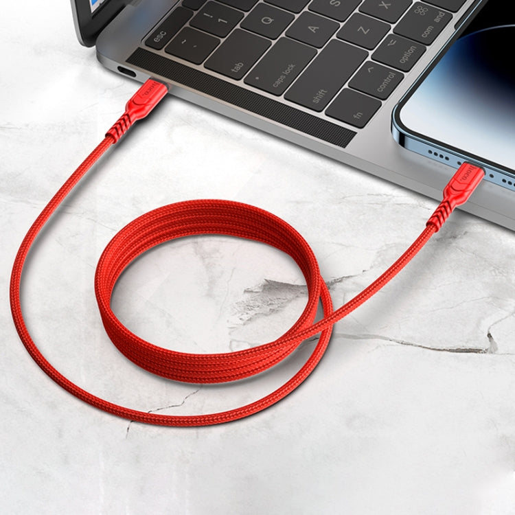 hoco X59 Victory PD 20W USB-C / Type-C to 8 Pin Charging Data Dable, Length:2m(Red) - 2 in 1 Cable by hoco | Online Shopping South Africa | PMC Jewellery