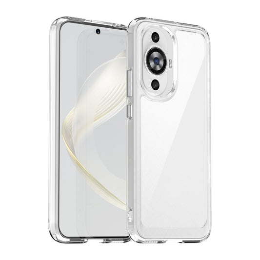 For Huawei Nova 11 Colorful Series Acrylic + TPU Phone Case(Transparent) - Huawei Cases by PMC Jewellery | Online Shopping South Africa | PMC Jewellery