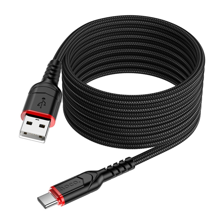 hoco X59 Victory 3A USB to USB-C / Type-C Charging Data Dable, Length:2m(Blue) - USB-C & Type-C Cable by hoco | Online Shopping South Africa | PMC Jewellery