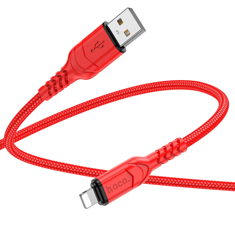 hoco X59 Victory 2.4A USB to 8 Pin Charging Data Dable, Length:2m(Blue) - Normal Style Cable by hoco | Online Shopping South Africa | PMC Jewellery