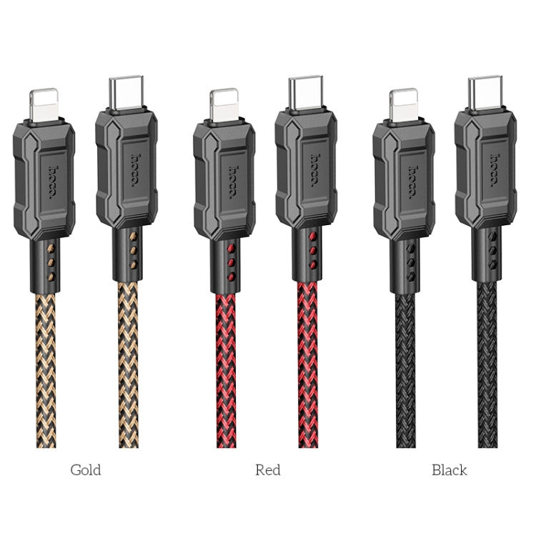 hoco X94 Leader PD 20W USB-C / Type-C to 8 Pin Charging Data Dable, Length:1m(Red) - 2 in 1 Cable by hoco | Online Shopping South Africa | PMC Jewellery