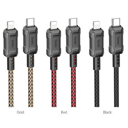 hoco X94 Leader PD 20W USB-C / Type-C to 8 Pin Charging Data Dable, Length:1m(Red) - 2 in 1 Cable by hoco | Online Shopping South Africa | PMC Jewellery