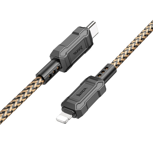 hoco X94 Leader PD 20W USB-C / Type-C to 8 Pin Charging Data Dable, Length:1m(Gold) - 2 in 1 Cable by hoco | Online Shopping South Africa | PMC Jewellery