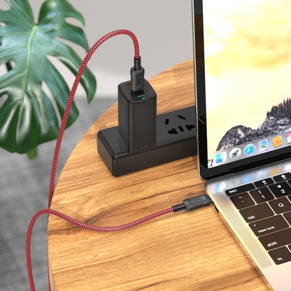 hoco X94 Leader 60W USB-C / Type-C to USB-C / Type-C Charging Data Dable, Length:1m(Red) - USB-C & Type-C Cable by hoco | Online Shopping South Africa | PMC Jewellery