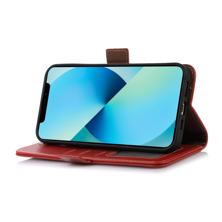 For Asus ROG Phone 7 Crazy Horse Top Layer Cowhide Leather Phone Case(Red) - ASUS Cases by PMC Jewellery | Online Shopping South Africa | PMC Jewellery