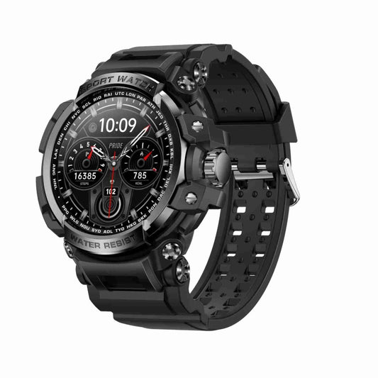 LC16 1.32 inch IP68 Waterproof Sports Outdoor Sport Smart Watch, Support Bluetooth Calling / Heart Rate Monitoring(Black) - Smart Wear by PMC Jewellery | Online Shopping South Africa | PMC Jewellery