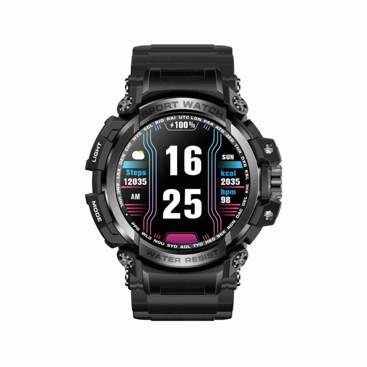 LC16 1.32 inch IP68 Waterproof Sports Outdoor Sport Smart Watch, Support Bluetooth Calling / Heart Rate Monitoring(Black) - Smart Wear by PMC Jewellery | Online Shopping South Africa | PMC Jewellery
