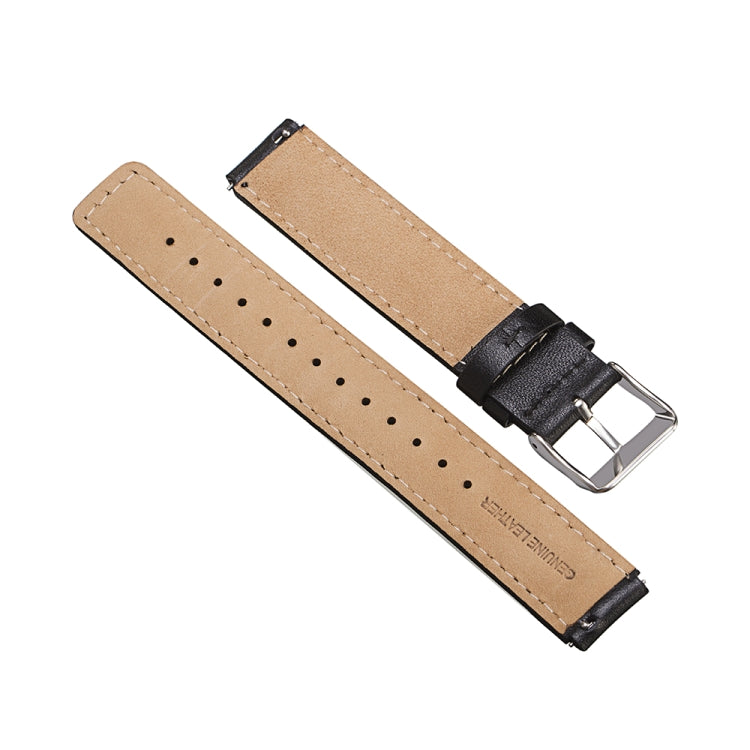 For Huawei Band 7 Glossy Leather Watch Band(Black) - Smart Wear by PMC Jewellery | Online Shopping South Africa | PMC Jewellery