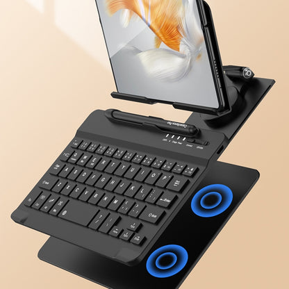 For Huawei Mate X3 GKK Magnetic Folding Keyboard Bracket Set, Keyboard + Holder + Pen + Mouse + Phone Case(Black) - Other Accessories by GKK | Online Shopping South Africa | PMC Jewellery