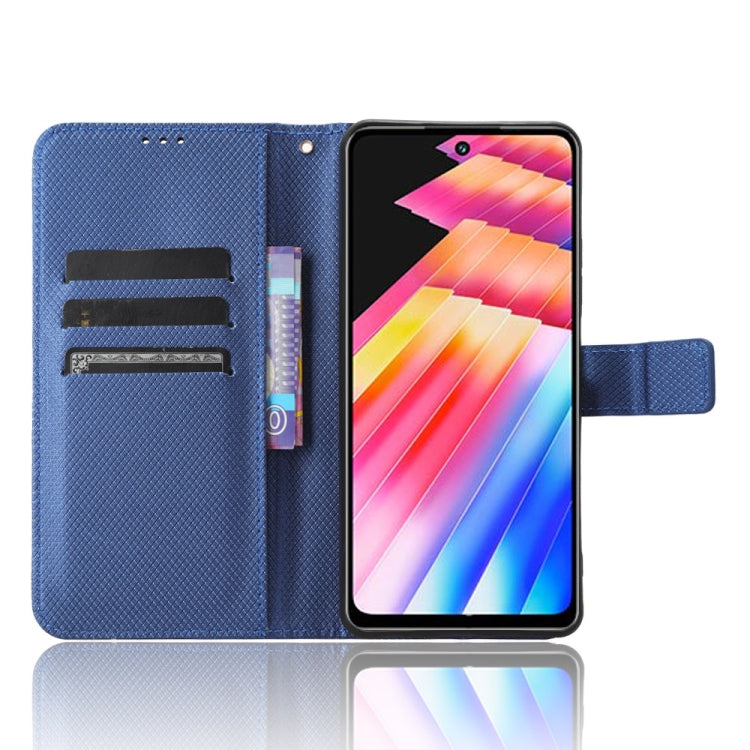 For Infinix Hot 30i / 30i NFC Diamond Texture Leather Phone Case(Blue) - Infinix Cases by PMC Jewellery | Online Shopping South Africa | PMC Jewellery