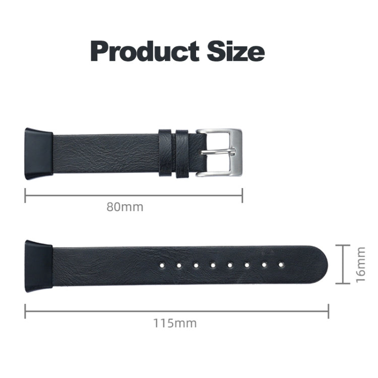 For Xiaomi Mi Band 7 Pro Leather Texture Replacement Watch Band(Army Green) -  by PMC Jewellery | Online Shopping South Africa | PMC Jewellery