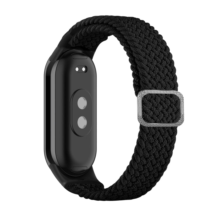 For Xiaomi Mi Band 8 Adjustable Nylon Braided Elasticity Watch Band(Black) -  by PMC Jewellery | Online Shopping South Africa | PMC Jewellery