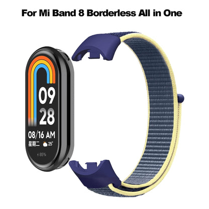 For Xiaomi Mi Band 8 Loop Nylon Replacement Watch Band(Indigo Blue) -  by PMC Jewellery | Online Shopping South Africa | PMC Jewellery