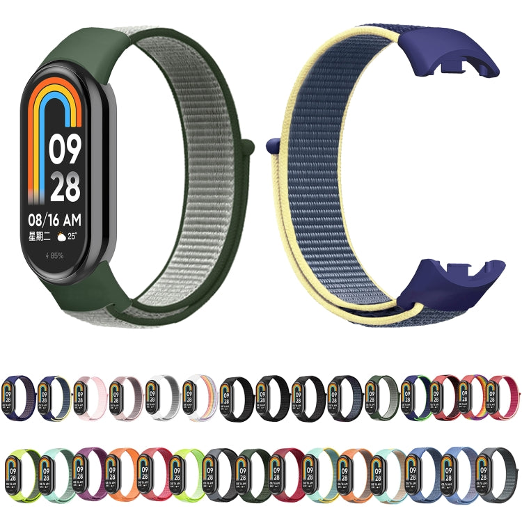 For Xiaomi Mi Band 8 Loop Nylon Replacement Watch Band(Rainbow) -  by PMC Jewellery | Online Shopping South Africa | PMC Jewellery