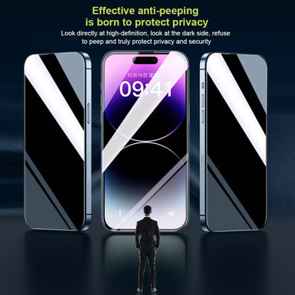 For iPhone 13 Pro WK WTP-067 King Kong Vacha 9D Curved Privacy Tempered Glass Film(Black) - iPhone 13 Pro Tempered Glass by WK | Online Shopping South Africa | PMC Jewellery