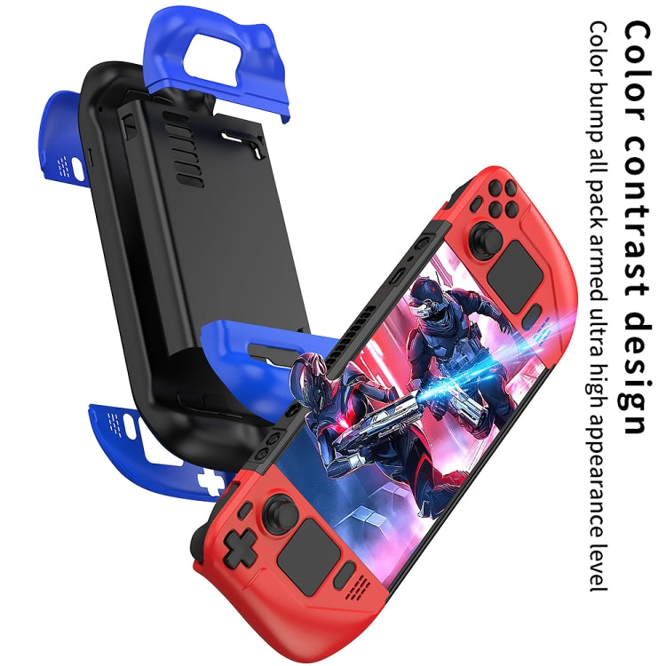 GKK For Steam Deck Color Contrast Anti-fall Game Console Case(Black) - Accessories by GKK | Online Shopping South Africa | PMC Jewellery