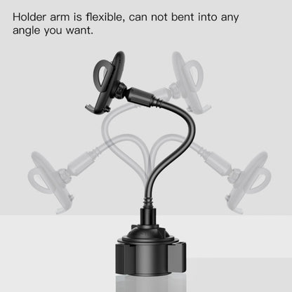 Yesido C112 Universal Car Water Cup Holder Telescopic Hose Phone Holder(Black) - Car Holders by Yesido | Online Shopping South Africa | PMC Jewellery