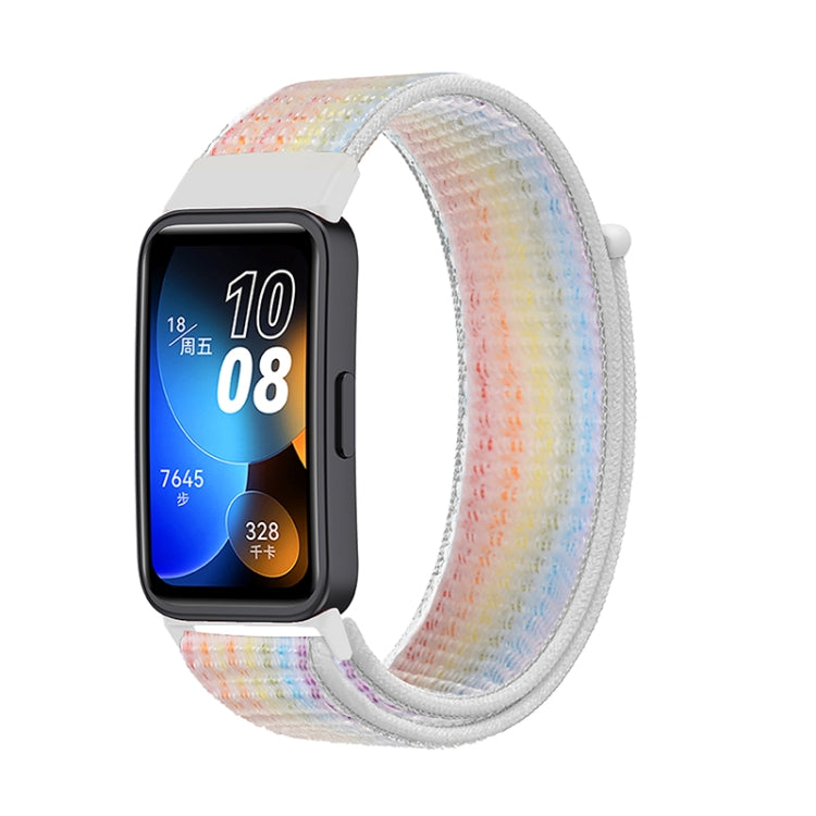 For Huawei Band 8 16mm Woven Nylon Loop Watch Band(Colorful) - Watch Bands by PMC Jewellery | Online Shopping South Africa | PMC Jewellery