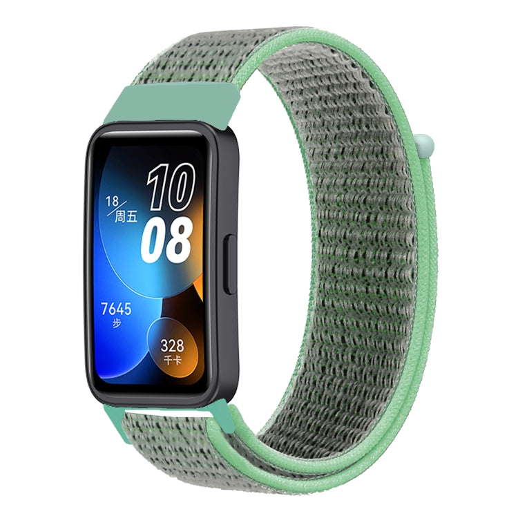 For Huawei Band 8 16mm Woven Nylon Loop Watch Band(Blue Sea) - Watch Bands by PMC Jewellery | Online Shopping South Africa | PMC Jewellery