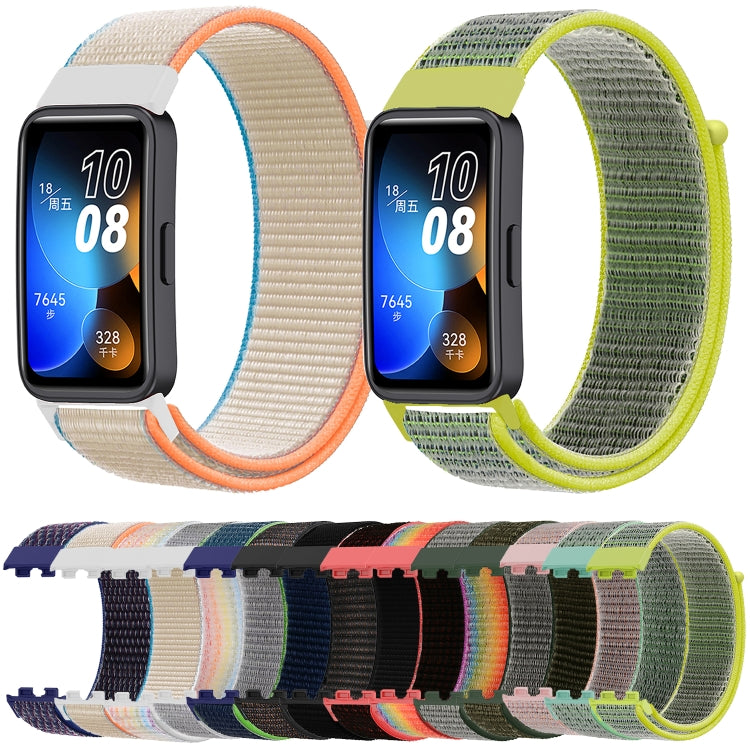 For Huawei Band 8 16mm Woven Nylon Loop Watch Band(Colorful) - Watch Bands by PMC Jewellery | Online Shopping South Africa | PMC Jewellery