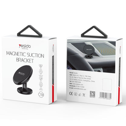 Yesido C58 Car Magnetic Suction Phone Holder(Black) - Car Holders by Yesido | Online Shopping South Africa | PMC Jewellery