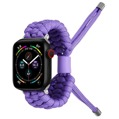 Stretch Plain Silicone Bean Watch Band For Apple Watch 8 45mm(Light Purple) -  by PMC Jewellery | Online Shopping South Africa | PMC Jewellery