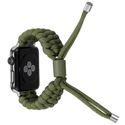 Stretch Plain Silicone Bean Watch Band For Apple Watch SE 2022 40mm(Army Green) -  by PMC Jewellery | Online Shopping South Africa | PMC Jewellery