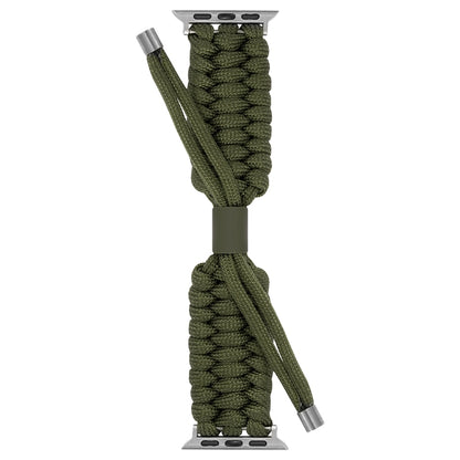 Stretch Plain Silicone Bean Watch Band For Apple Watch SE 2022 40mm(Army Green) -  by PMC Jewellery | Online Shopping South Africa | PMC Jewellery