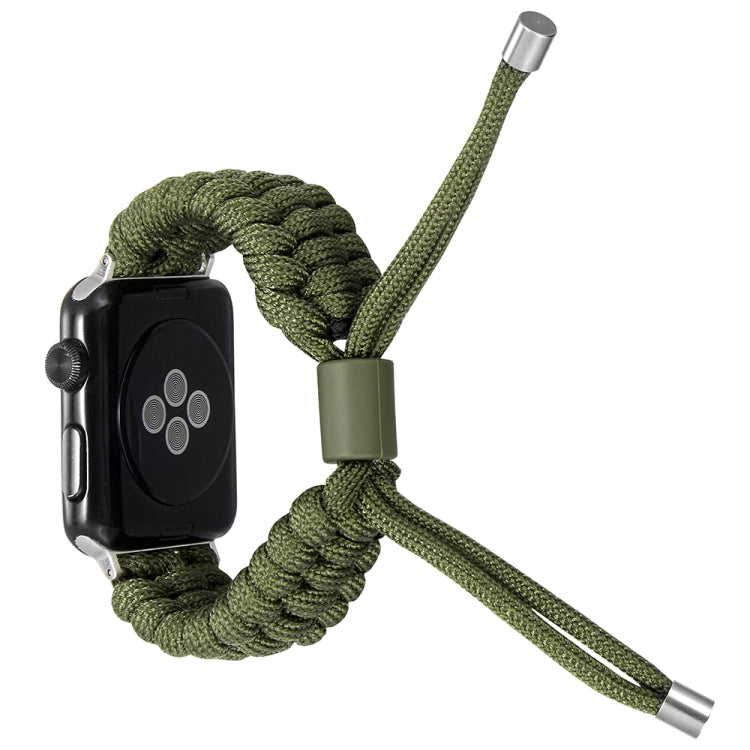 Stretch Plain Silicone Bean Watch Band For Apple Watch SE 40mm(Army Green) -  by PMC Jewellery | Online Shopping South Africa | PMC Jewellery