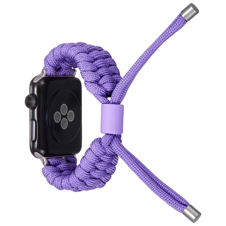 Stretch Plain Silicone Bean Watch Band For Apple Watch 6 44mm(Light Purple) -  by PMC Jewellery | Online Shopping South Africa | PMC Jewellery