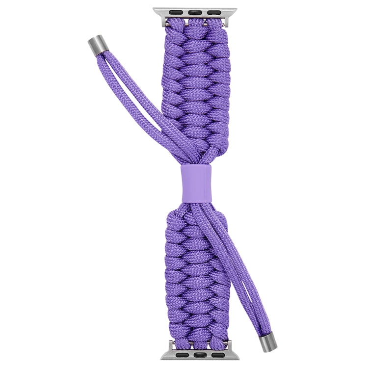 Stretch Plain Silicone Bean Watch Band For Apple Watch 4 40mm(Light Purple) -  by PMC Jewellery | Online Shopping South Africa | PMC Jewellery