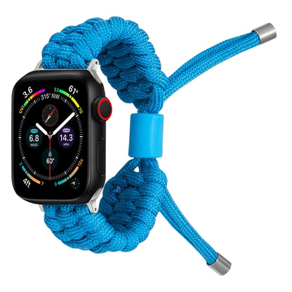 Stretch Plain Silicone Bean Watch Band For Apple Watch 4 40mm(Sky Blue) -  by PMC Jewellery | Online Shopping South Africa | PMC Jewellery