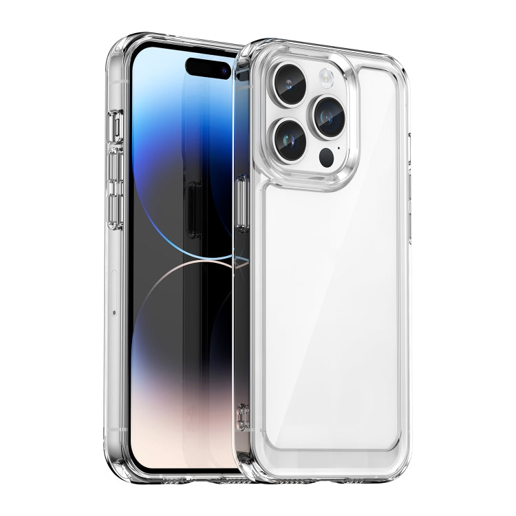 For iPhone 15 Pro Max Colorful Series Acrylic + TPU Phone Case(Transparent) - iPhone 15 Pro Max Cases by PMC Jewellery | Online Shopping South Africa | PMC Jewellery