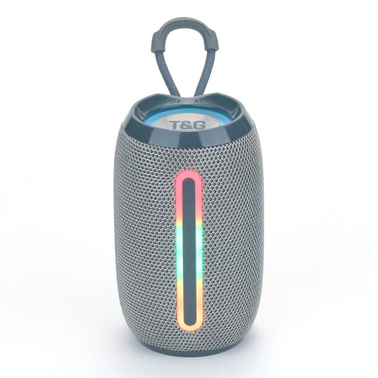 T&G TG653 TWS LED Mini Portable Wireless Stereo Sound Outdoor Speaker(Gery) - Mini Speaker by T&G | Online Shopping South Africa | PMC Jewellery