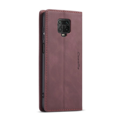 For Xiaomi Redmi Note 9 Pro/Note 9 Pro Max/Note 9s CaseMe 013 Multifunctional Horizontal Flip Leather Case, with Card Slot & Holder & Wallet(Wine Red) - Xiaomi Cases by CaseMe | Online Shopping South Africa | PMC Jewellery